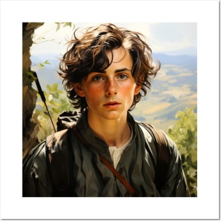 Painting of Timothee Chalamet Posters and Art